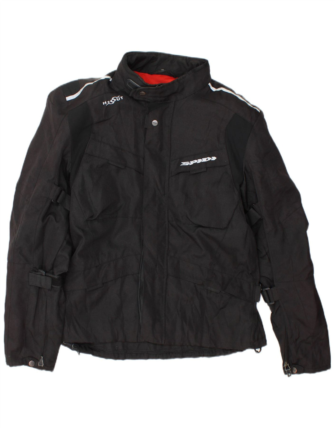 Spidi Herre Graphic Moto Racer Jacket UK 40 Large Black