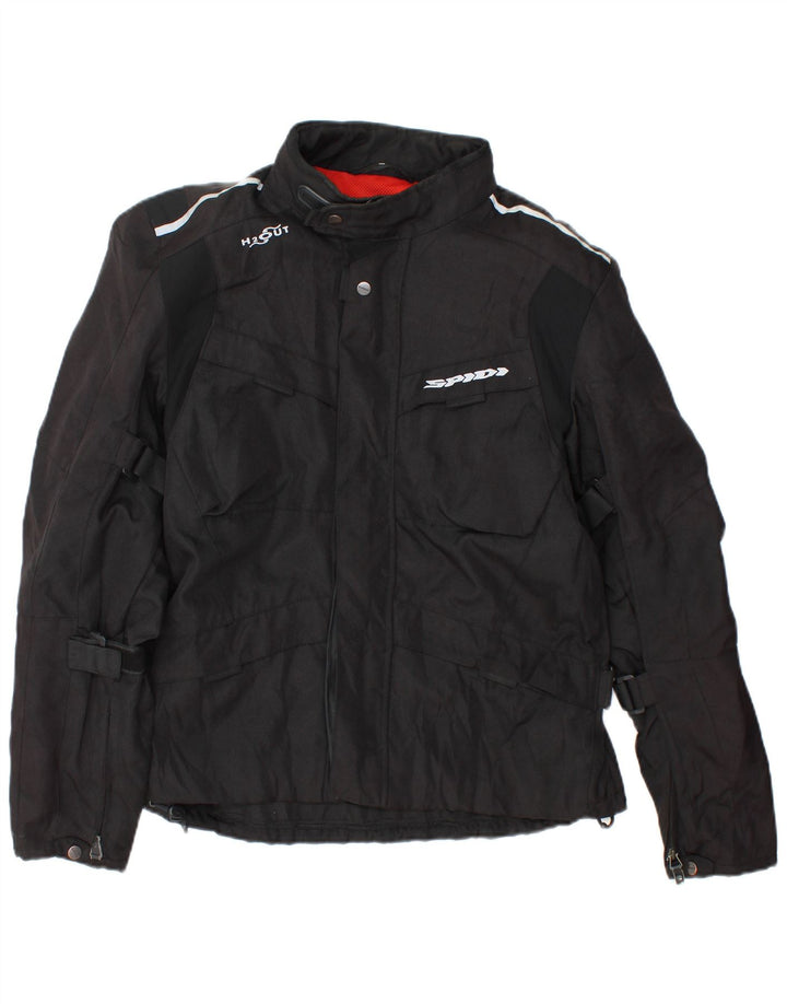 Spidi Herre Graphic Moto Racer Jacket UK 40 Large Black