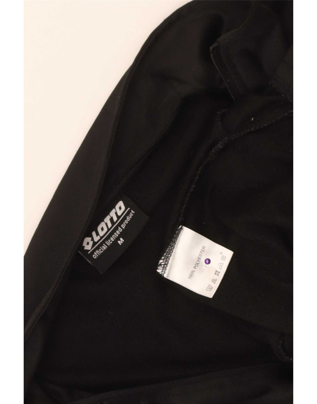 Lotto Herre træningsdragt Topjakke Medium Sort Polyester