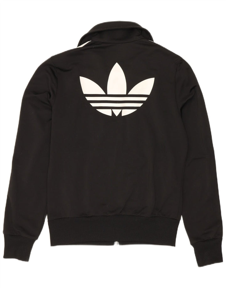 Adidas Grafisk træningsdragt topjakke til kvinder EU 38 Lille sort polyester