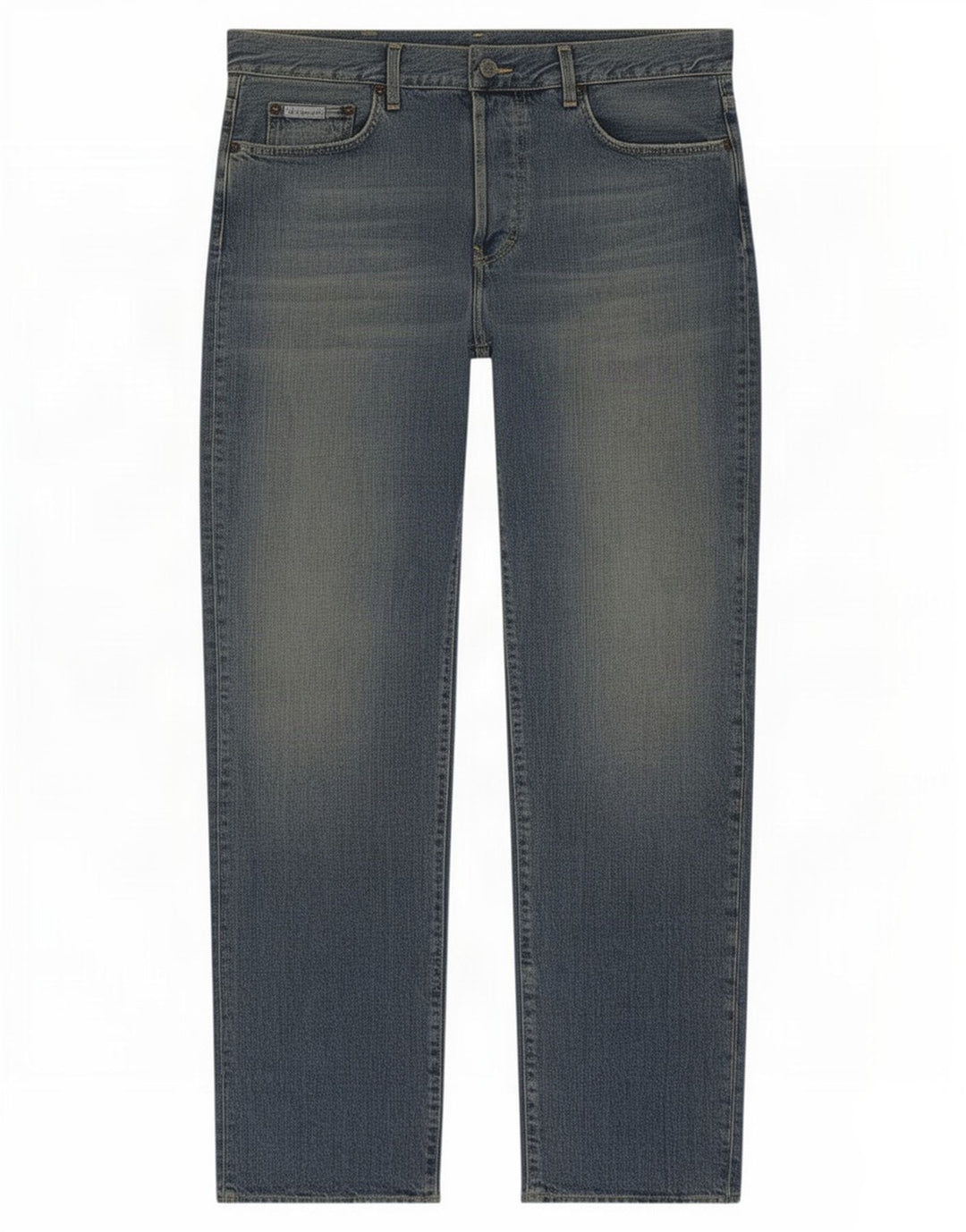 Calvin Klein Straight Jeans til mænd W32 L33 Blå