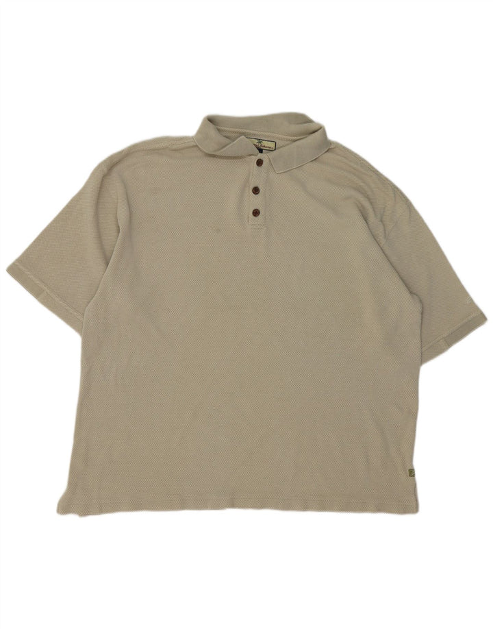 Tommy Bahama Polo Shirt til mænd 2XL Grøn Silke