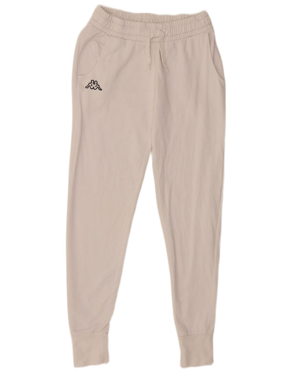 Kappa Womens Tracksuit Trousers Joggers UK 12 Medium White