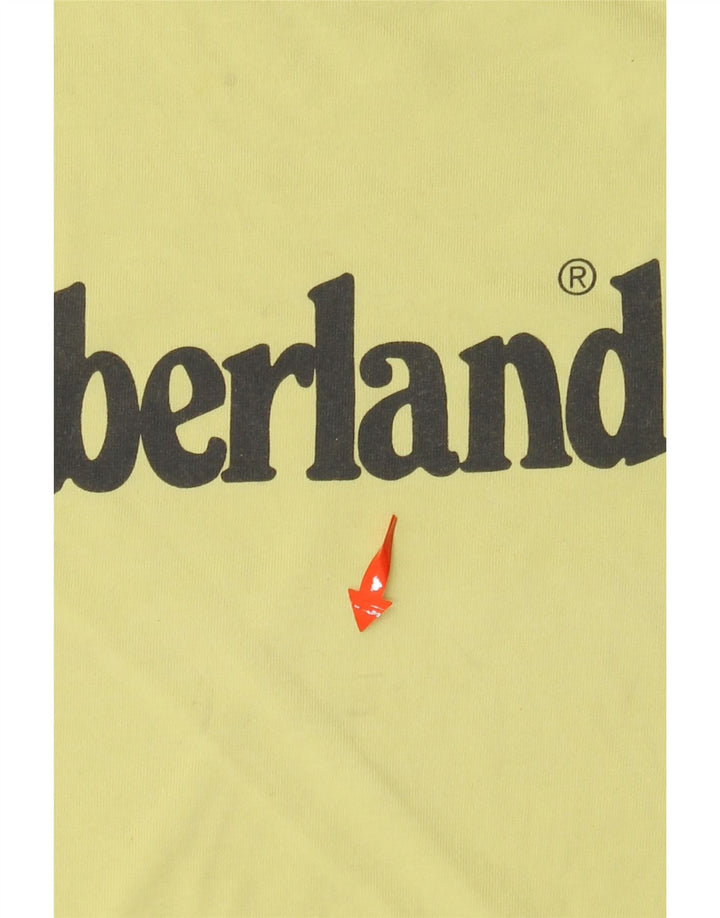 TIMBERLAND drenge grafisk t-shirt top 13-14 år lille grøn bomuld