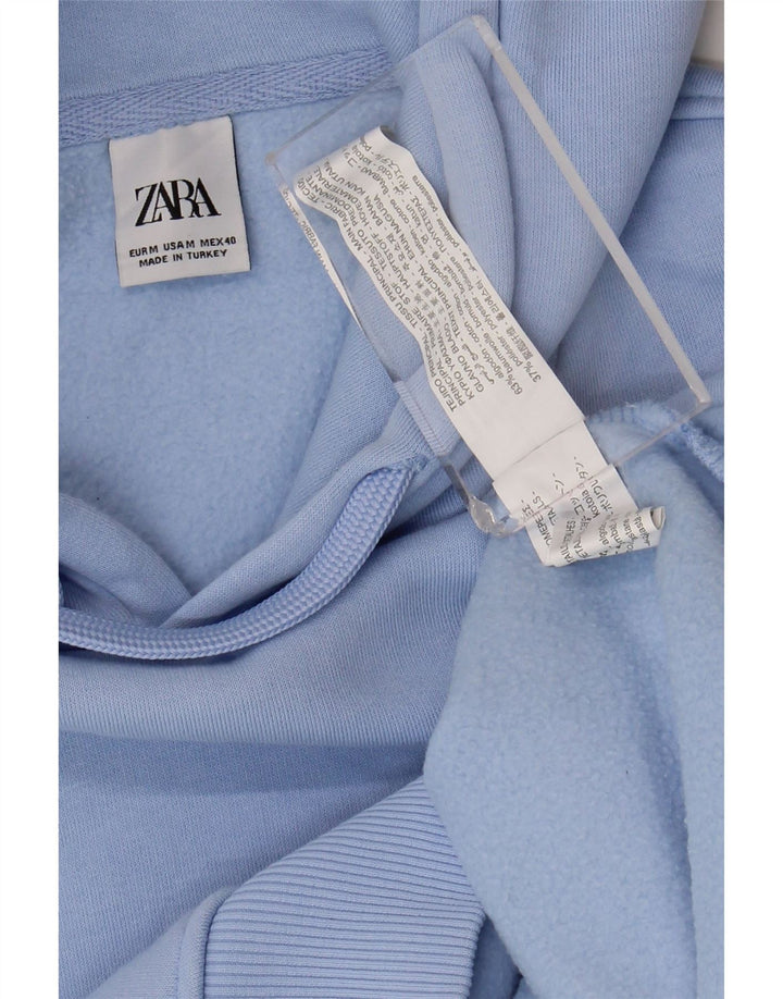 Zara Herre hættetrøje Jumper Medium Blue Bomuld