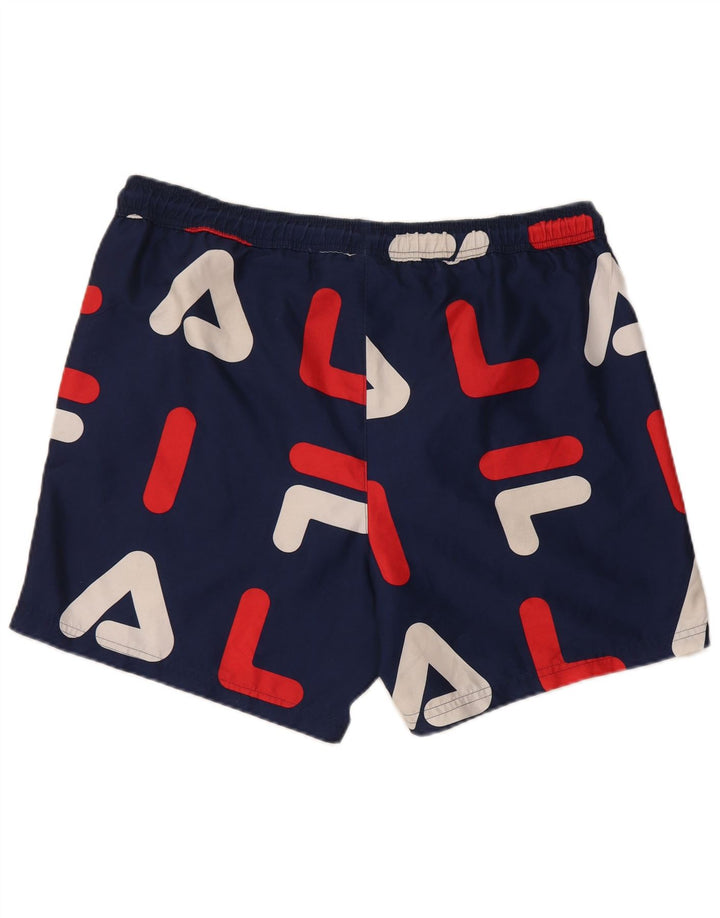 Fila Herre grafiske svømmeshorts XL marineblå polyester
