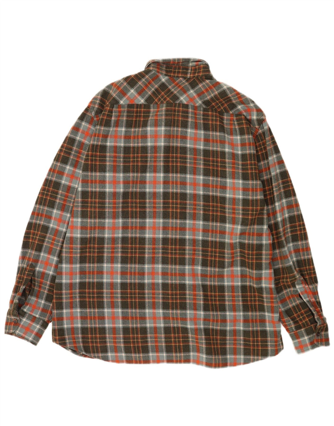 Vintage herre skovhugger flannel skjorte XL Khaki tern