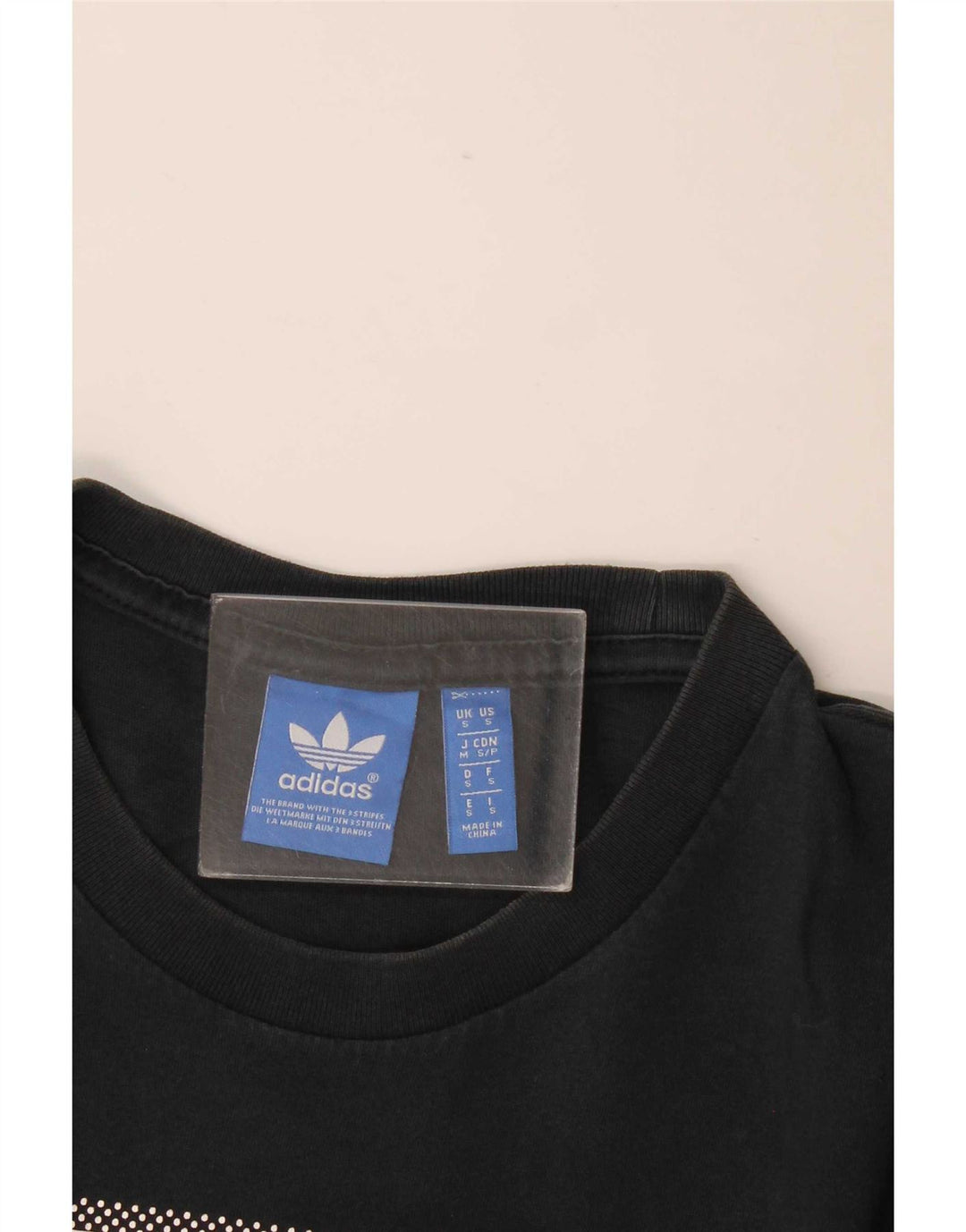 Adidas Herre grafisk T-shirt Top Lille Sort