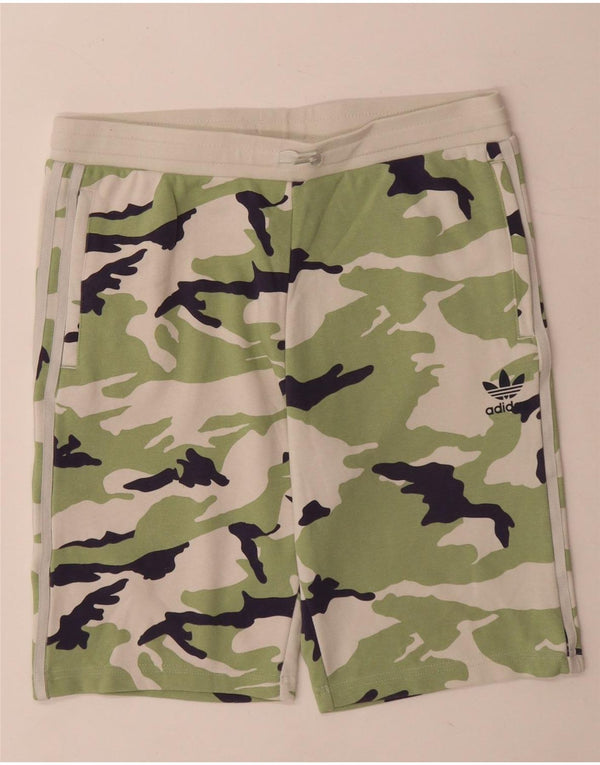Adidas piger sportsshorts 15-16 år Grøn Camouflage Bomuld