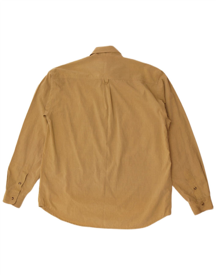 Vintage herreskjorte stor brun