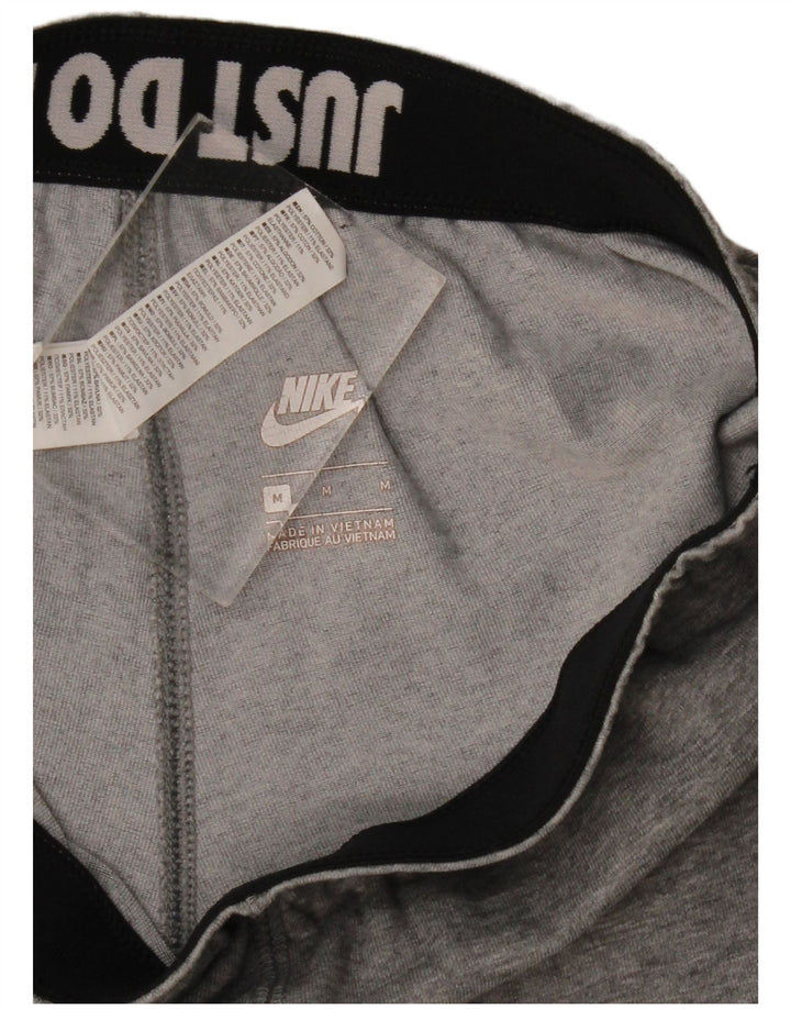 Nike Grafiske Leggings til kvinder UK 12 Medium Grey Flecked Bomuld