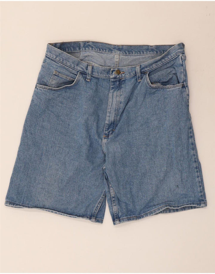 WRANGLER Denimshorts til mænd W38 XL Blå Bomuld