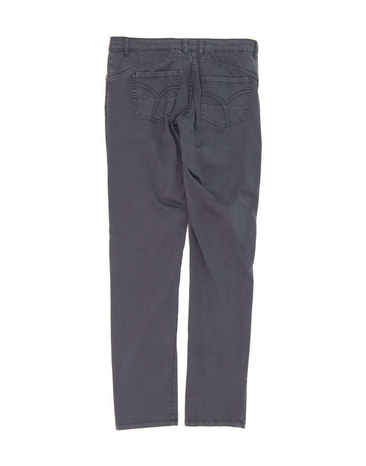 DACK'S Womens Regular Fit Casual Trousers IT 42 Medium W30 L32 Navy Blue Vintage Dack's and Second-Hand Dack's from Messina Hembry 