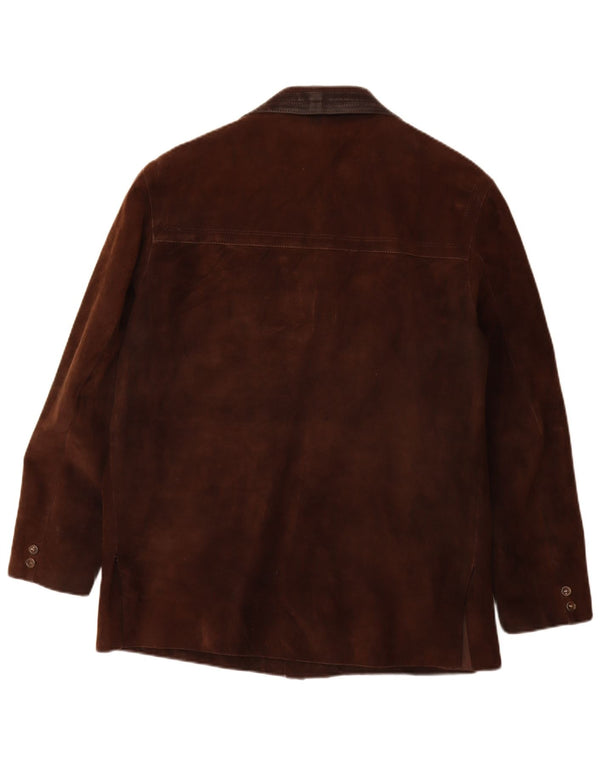Vintage herre ruskindsjakke UK 40 Large Brown