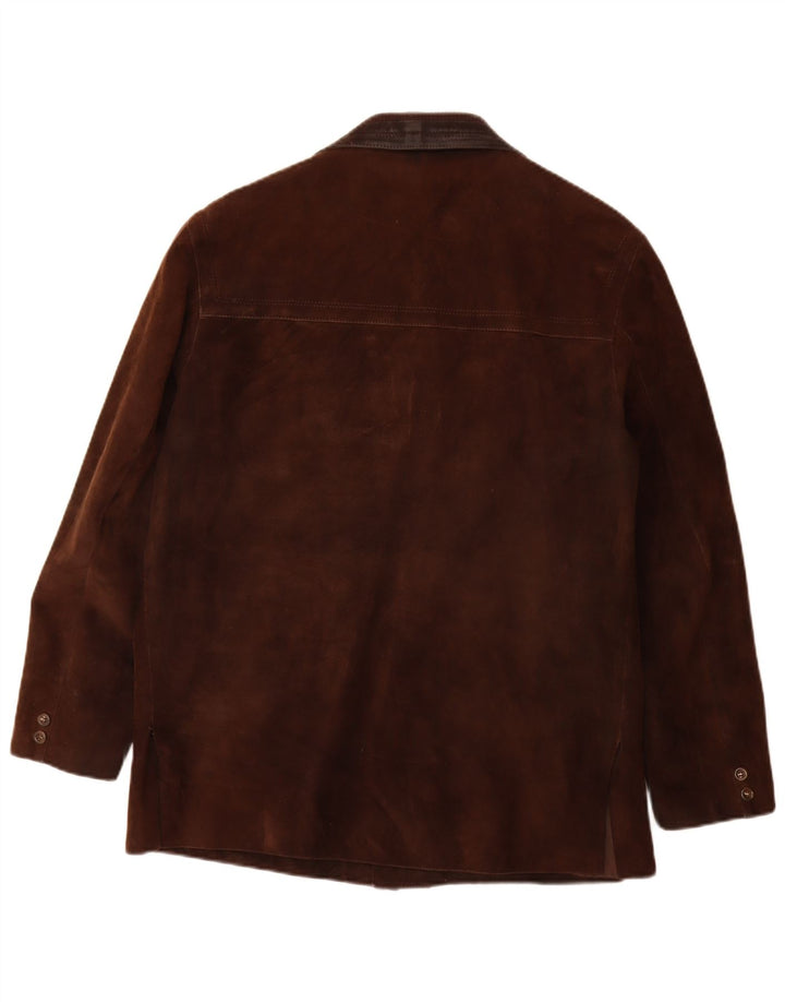 Vintage herre ruskindsjakke UK 40 Large Brown