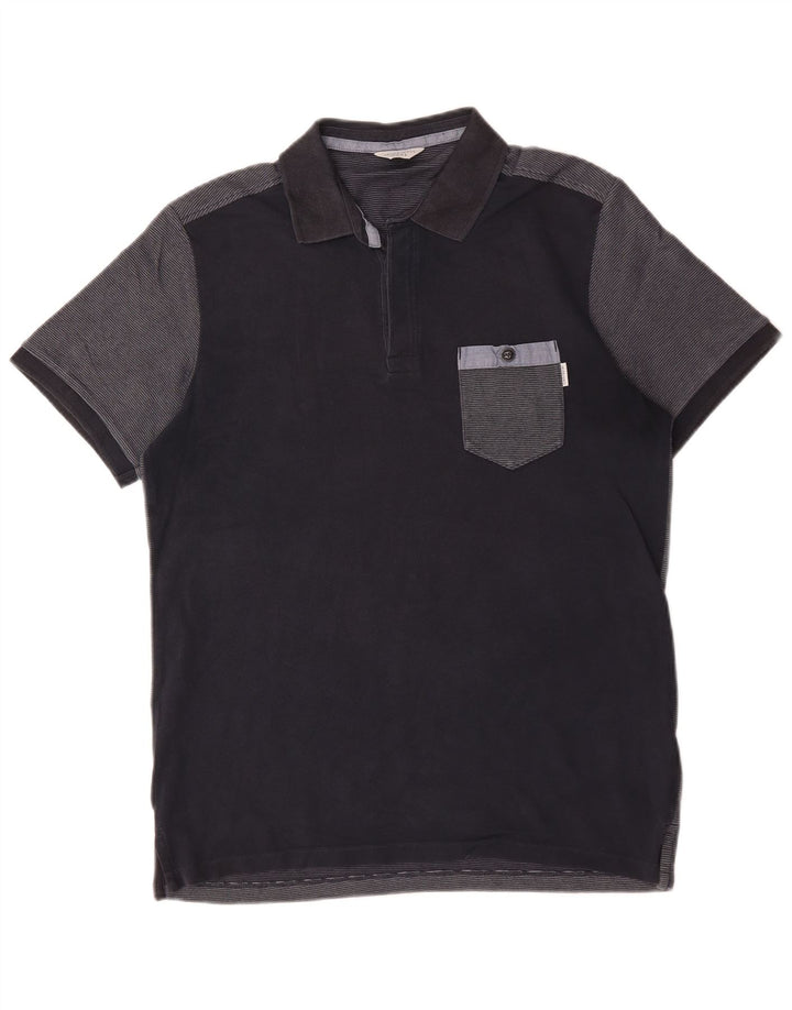 Jack & Jones herre poloshirt Medium marineblå Colourblock Bomuld