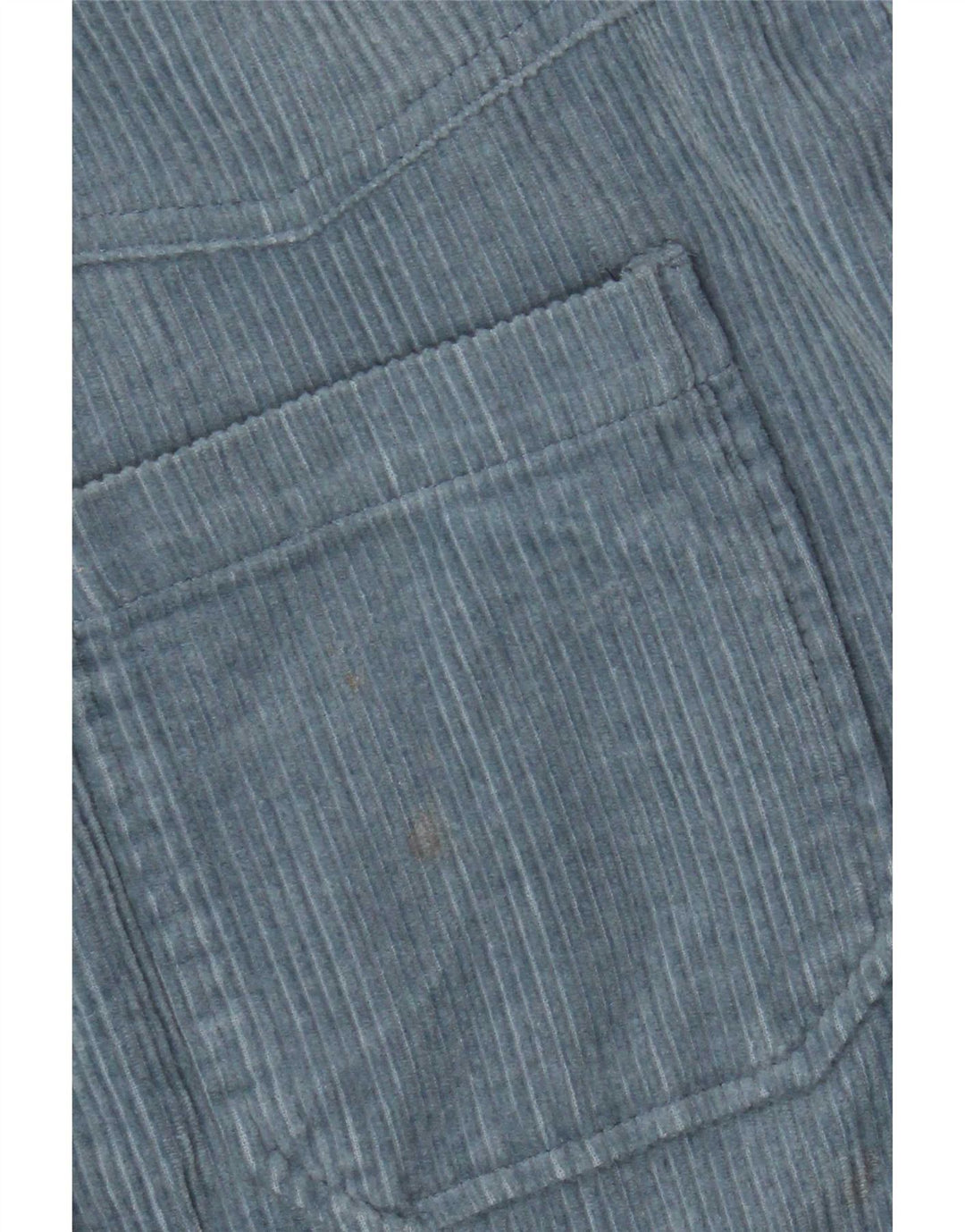 Zara Dame Oversized Corduroy Shirt UK 14 Medium Blue Cotton