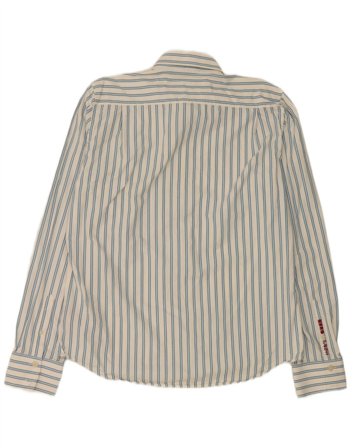 Superdry herreskjorte 2XL hvidstribet bomuld