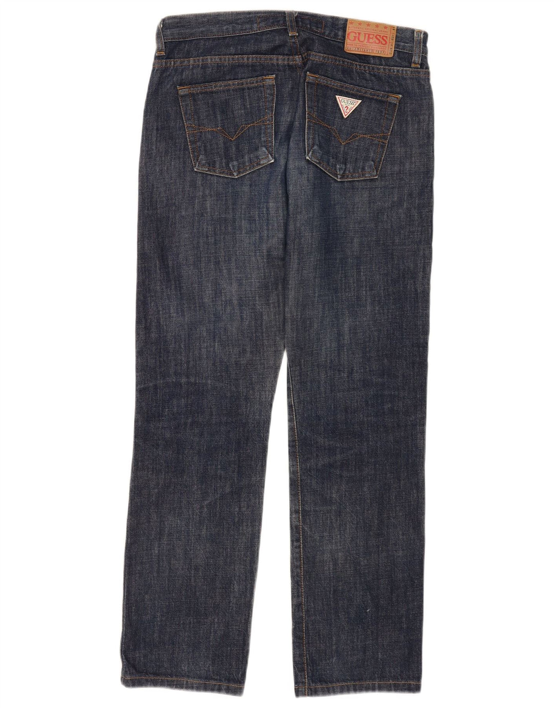 Guess lige damejeans W29 L28 marineblå bomuld
