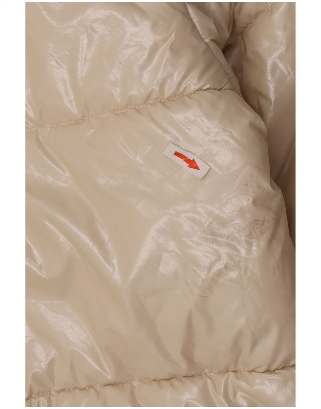 Benetton Polstret Damejakke UK 18 XL Beige Polyamid