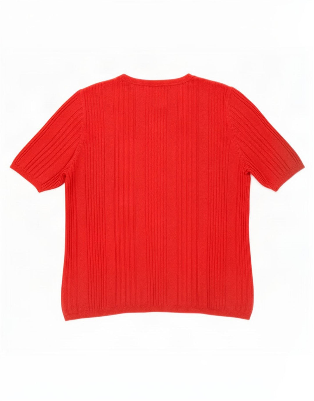Marks & Spencer T-shirt top til kvinder UK 12 Medium rød viskose