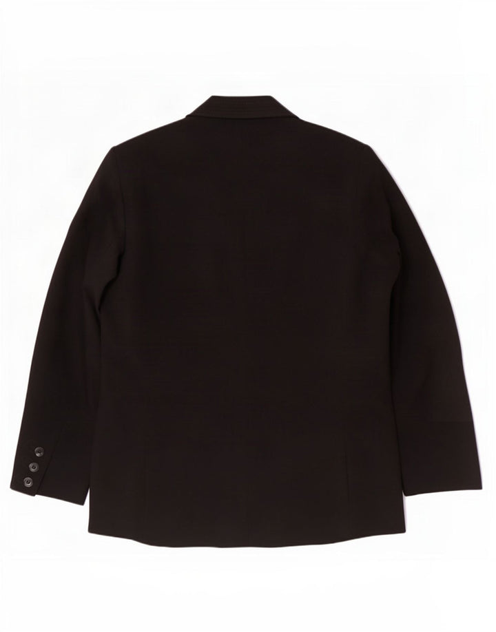 Marks & Spencer Dame 1-knaps blazerjakke UK 16 Stor sort polyester