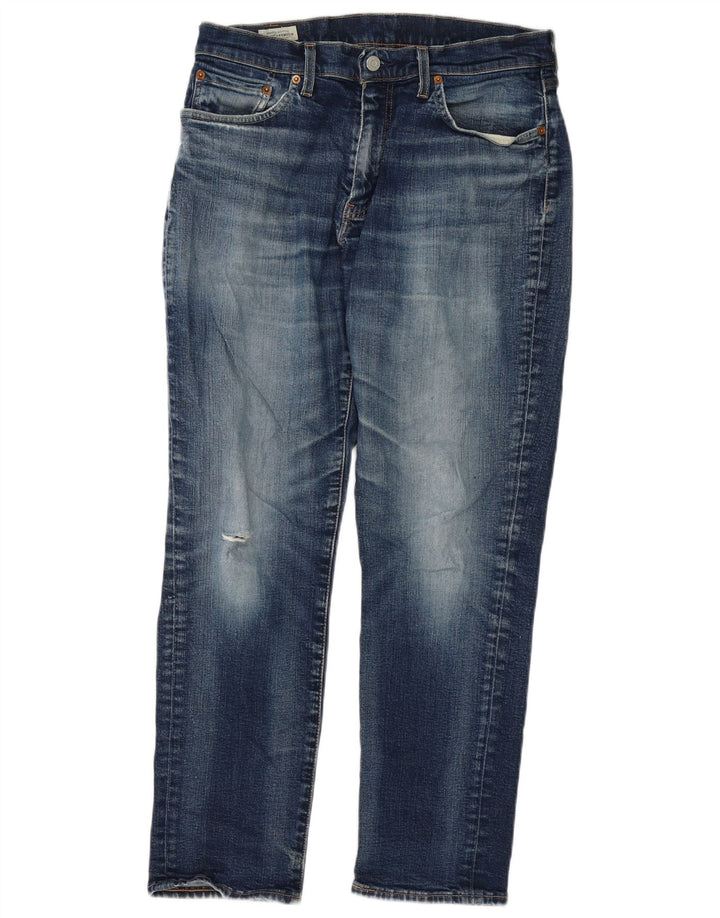 Levi's Slim Jeans til mænd W32 L30 blå bomuld