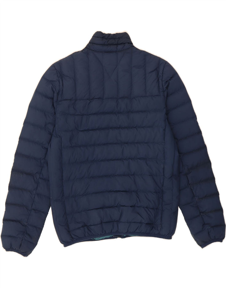 TOMMY HILFIGER Womens Padded Jacket UK 14 Medium Navy Blue Polyester Vintage Tommy Hilfiger and Second-Hand Tommy Hilfiger from Messina Hembry 