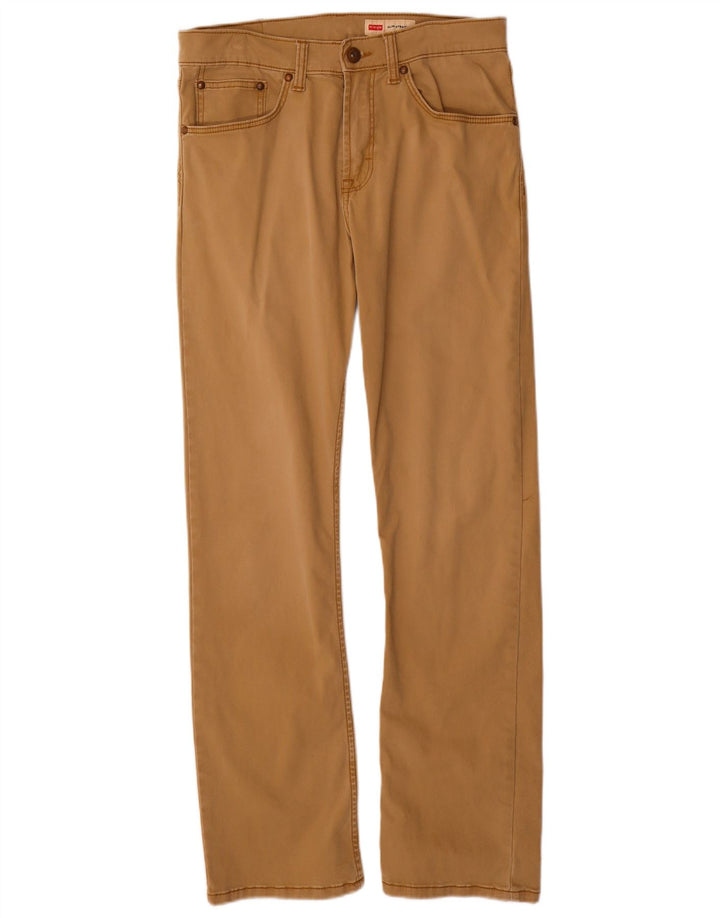 Wrangler Straight Casual Bukser til mænd W30 L30 Brun Bomuld