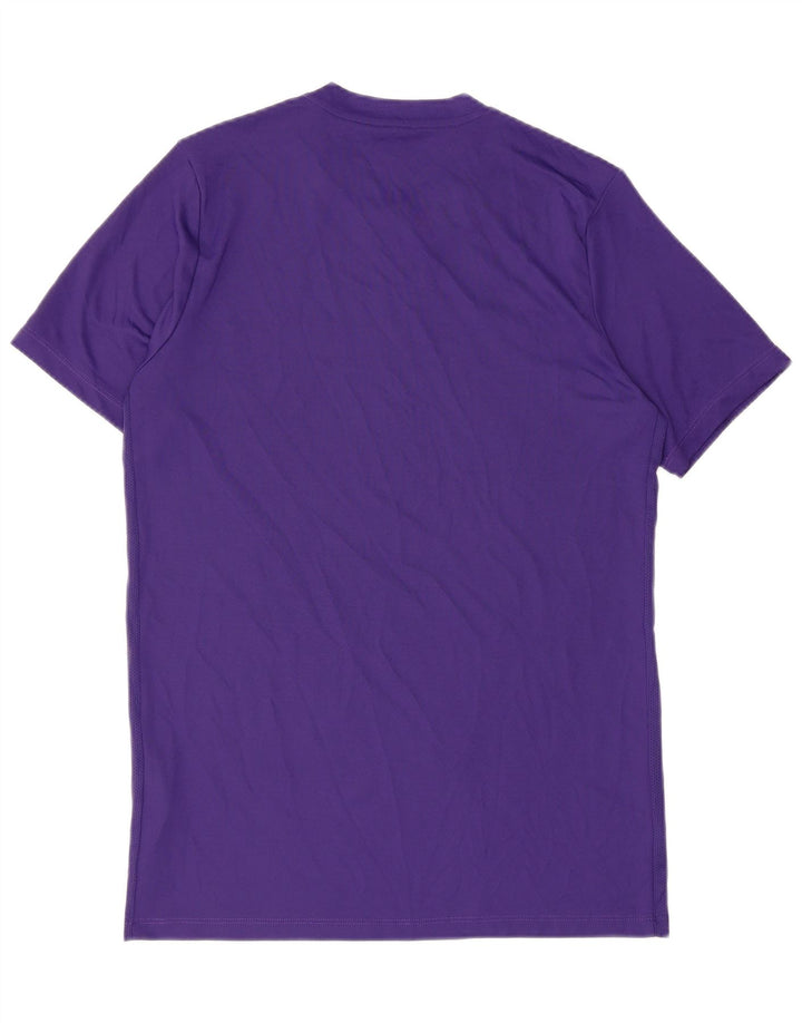Nike Herre T-shirt Top Medium Lilla Polyester