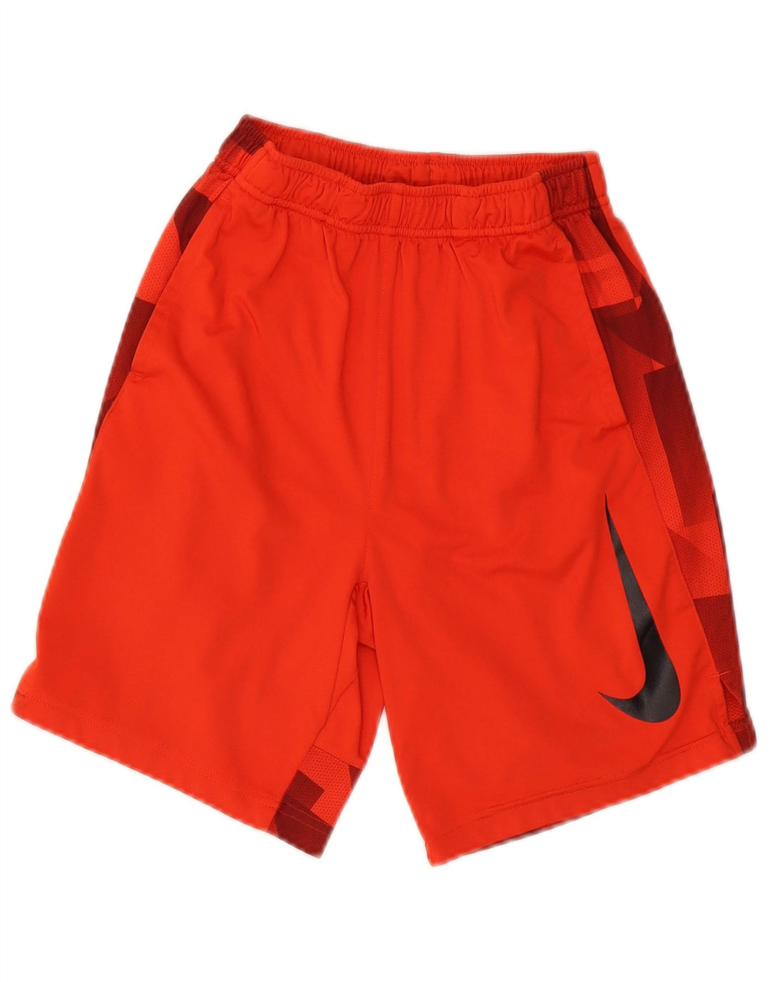 Nike drenge Dri Fit grafiske sportsshorts 10-11 år Medium Rød Geometrisk