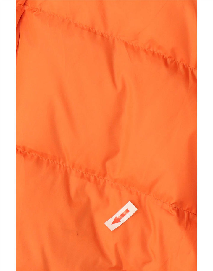 Benetton Polstret Herrejakke UK 40 Stor Orange Polyamid