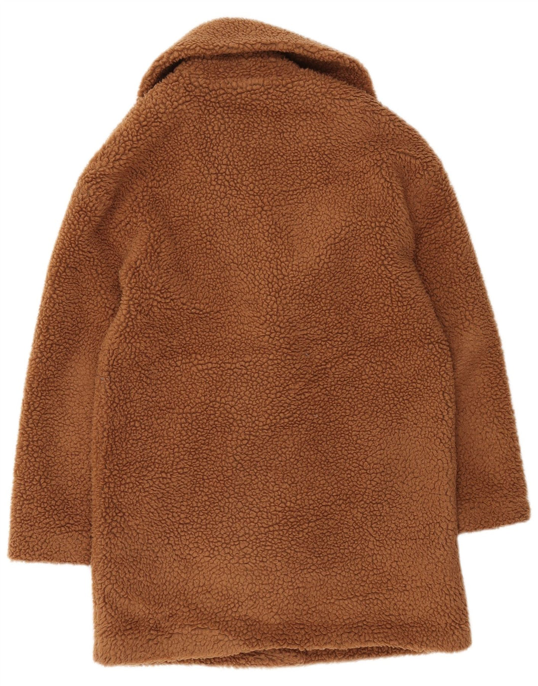 Abercrombie & Fitch Dame Teddy Oversized Overfrakke UK 6 XS Brun Polyester
