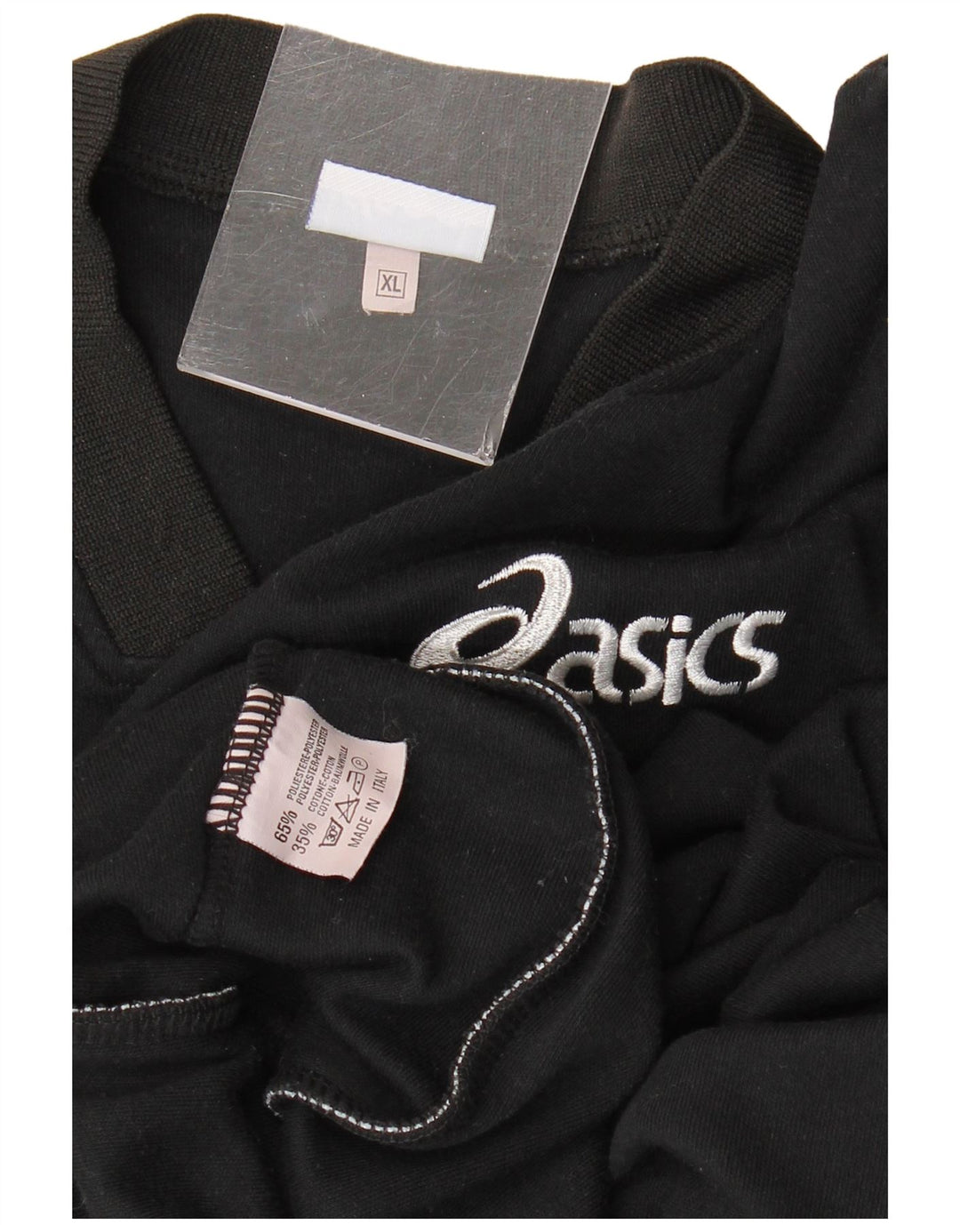 Asics Herre Slim Fit Grafisk T-Shirt Top XL Sort Polyester