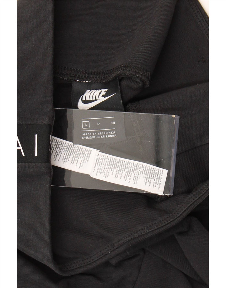 NIKE Womens Graphic Leggings UK 10 Small  Black Cotton Vintage Nike and Second-Hand Nike from Messina Hembry 