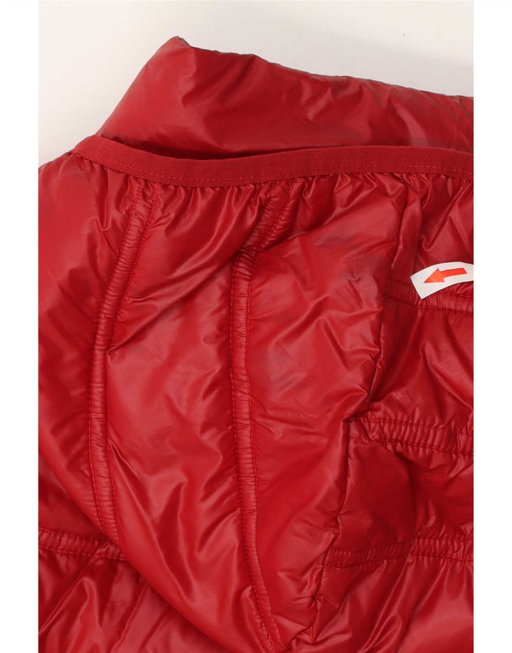 Marks & Spencer, polstret hættejakke til kvinder, UK 18 XL Rød Polyester
