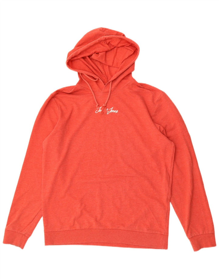 Jack & Jones Herre hættetrøje Jumper XL Rød Polyester