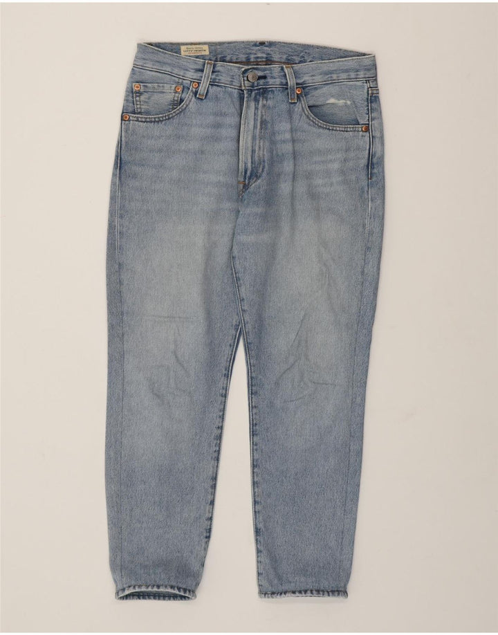 LEVI'S Womens 551 Straight Jeans W29 L26 Blue Cotton