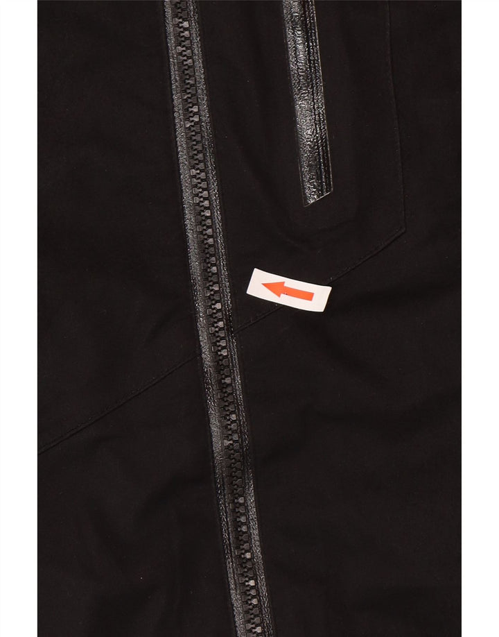 Mountain Warehouse Regnjakke med hætte til mænd UK 38 Medium Sort Polyester