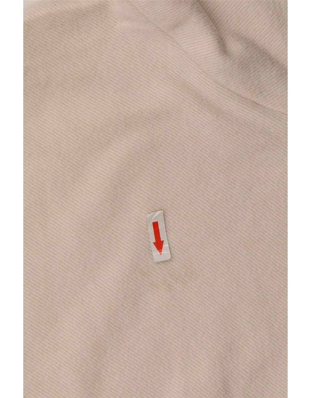 ZARA Womens Oversized Crop Crew Neck Jumper Sweater UK 10 Small White