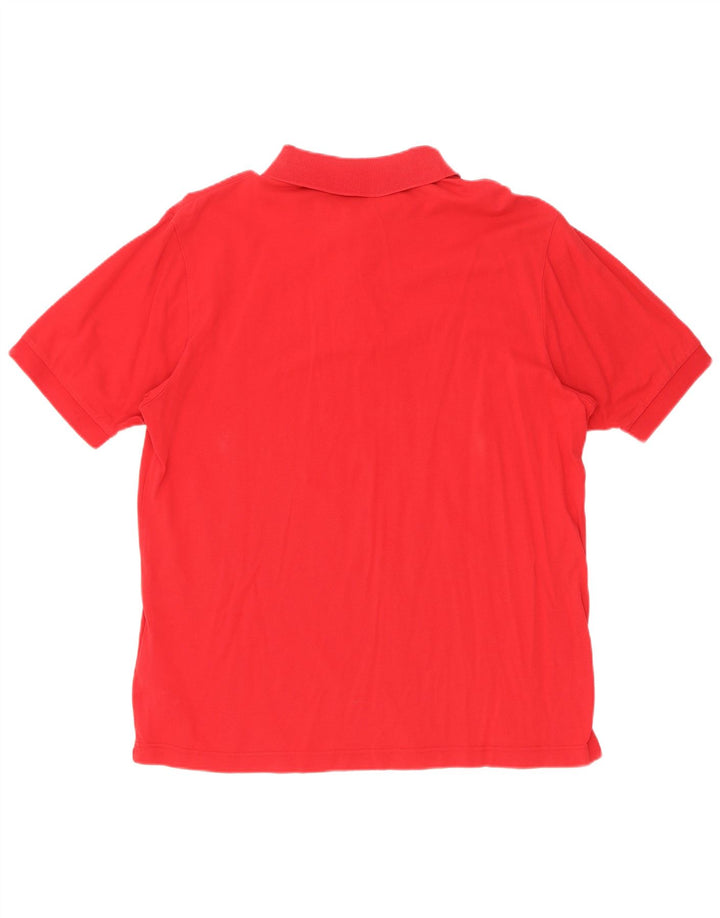 Sergio Tacchini Herre poloshirt IT 50 Medium Rød Bomuld