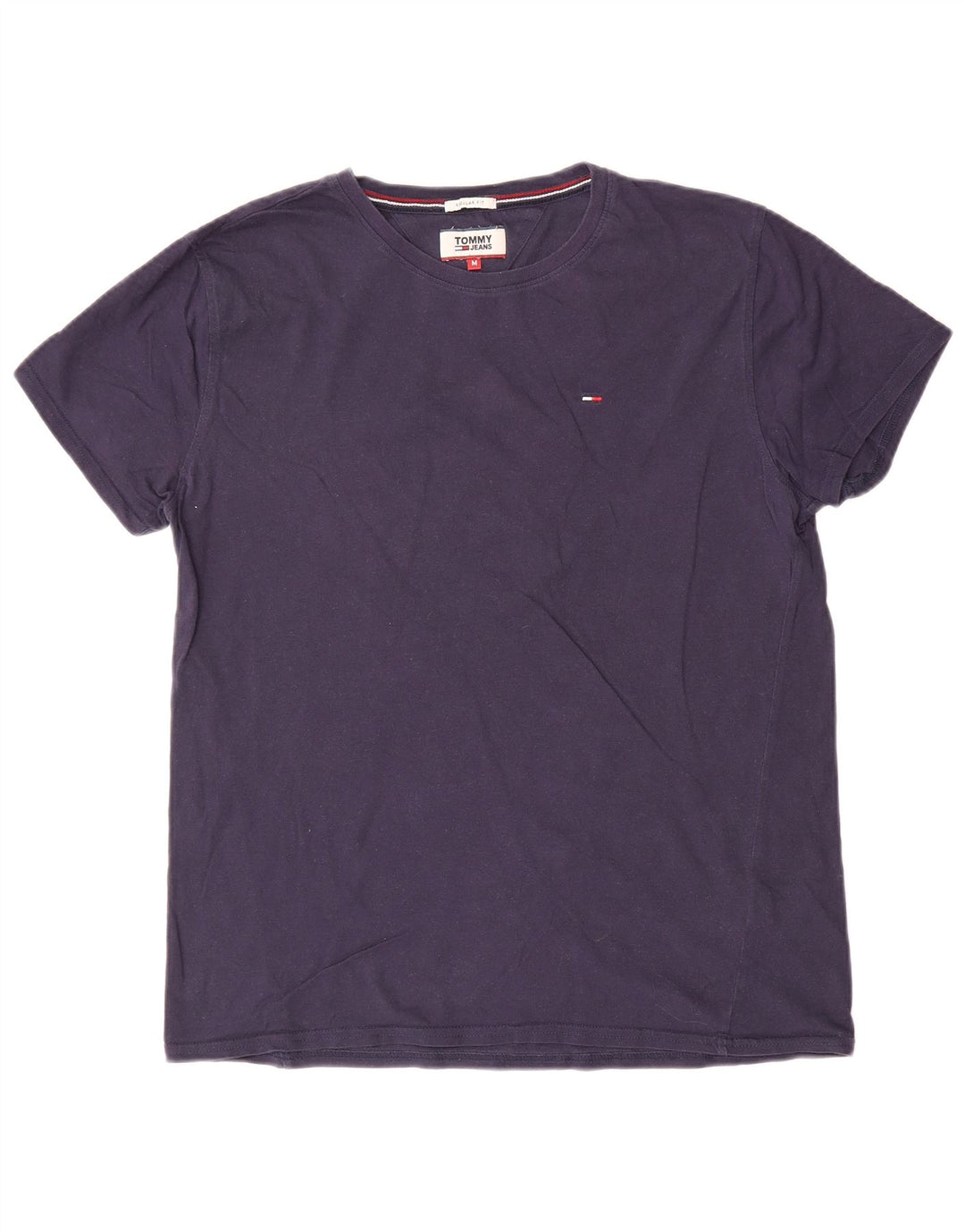 Tommy Hilfiger Herre Regular Fit T-shirt Top Medium Marineblå Bomuld