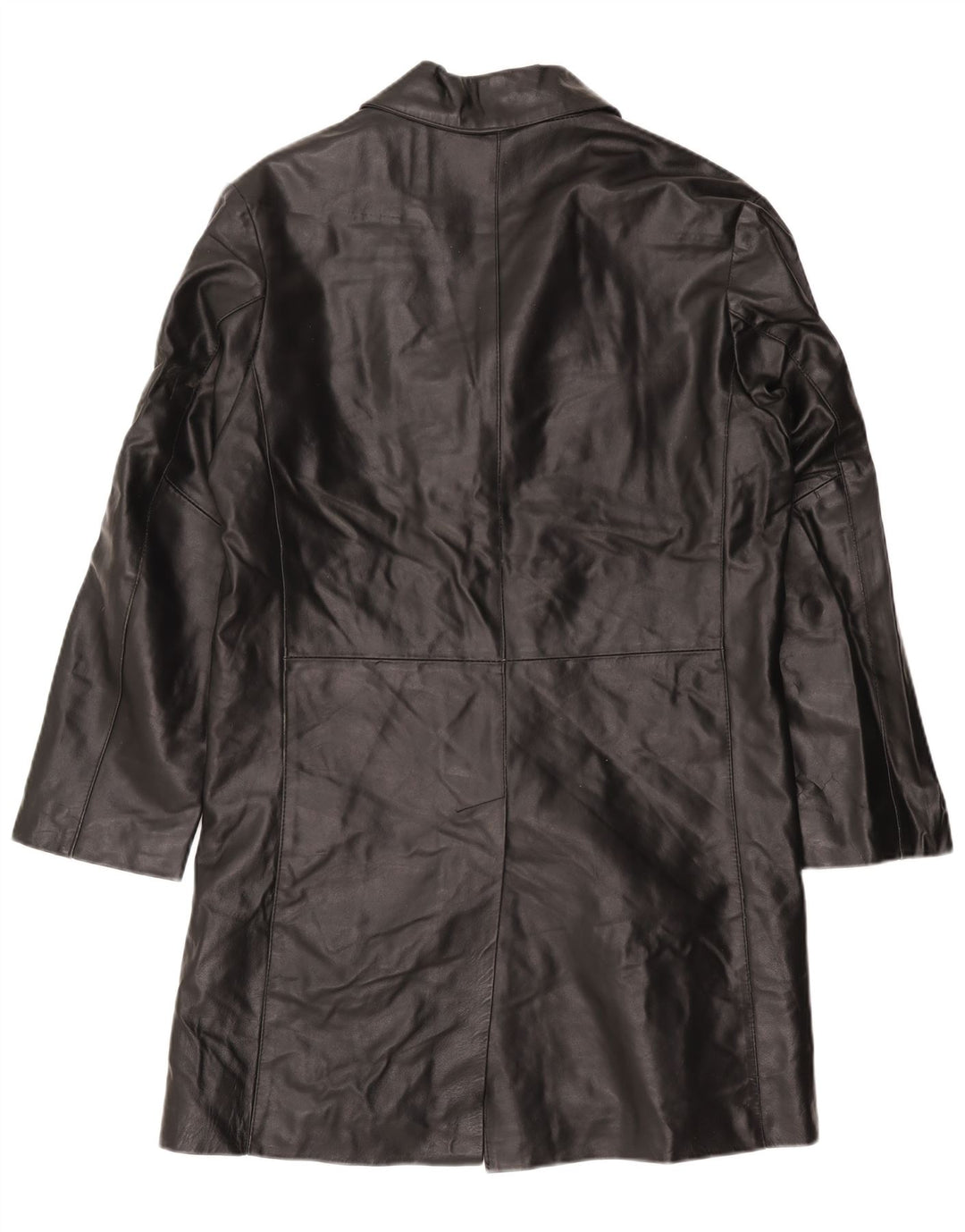 Catbalou Herre Læderfrakke UK 40 Stor sort læder