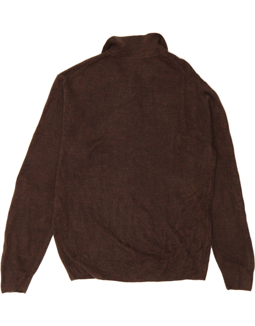 DOCKERS Mens Polo Neck Jumper Sweater XL Brown Acrylic Vintage Dockers and Second-Hand Dockers from Messina Hembry 