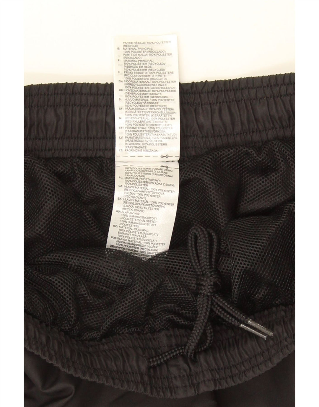 ADIDAS Sportsshorts til mænd, store sorte polyester