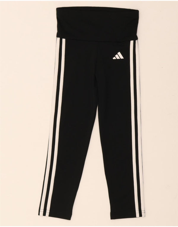 Adidas Girls Aeroready Leggings 7-8 år Sort polyester