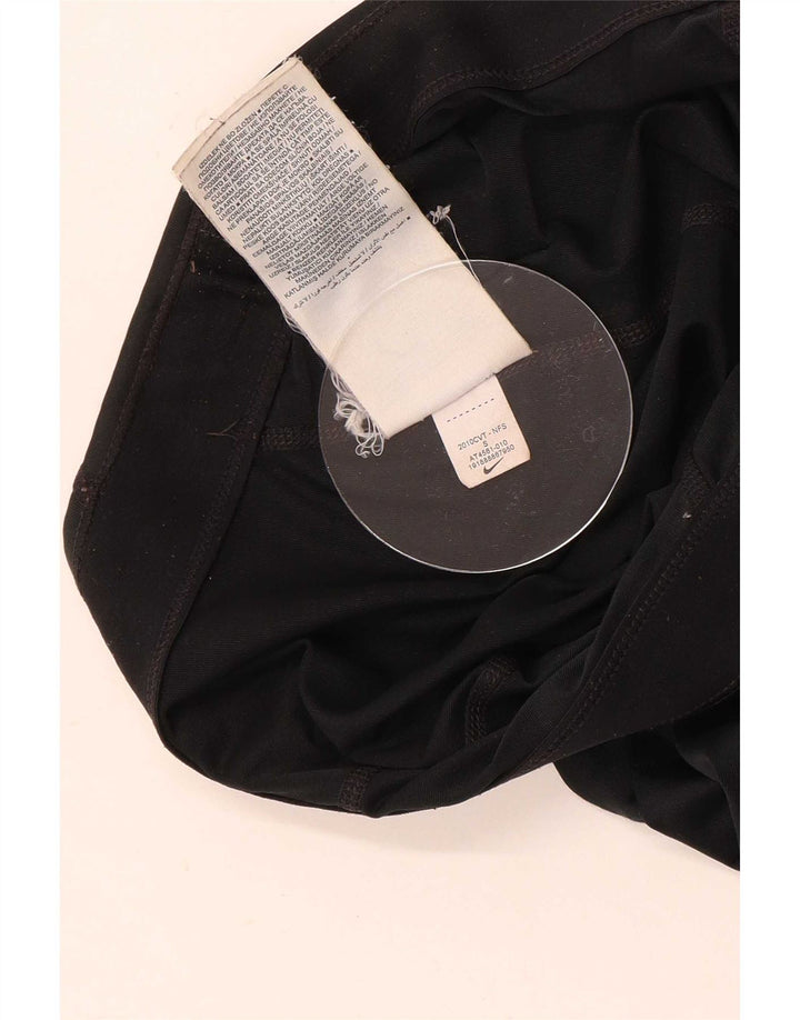 Nike Grafiske Leggings til kvinder UK 10 Lille sort polyester