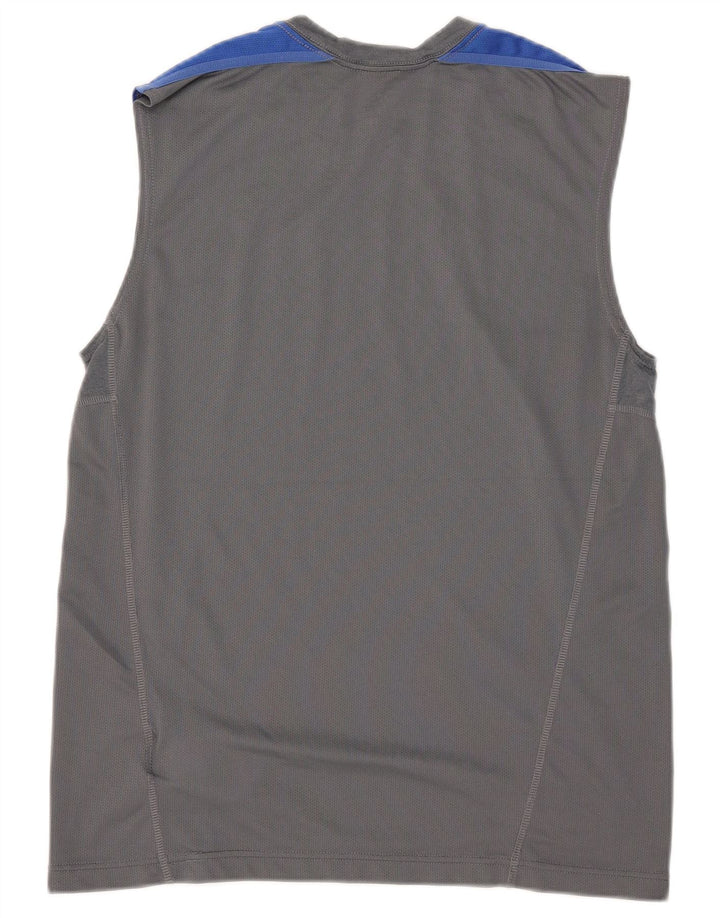 Nike Herre Dri Fit Vest Top Medium Grey Colourblock Polyester
