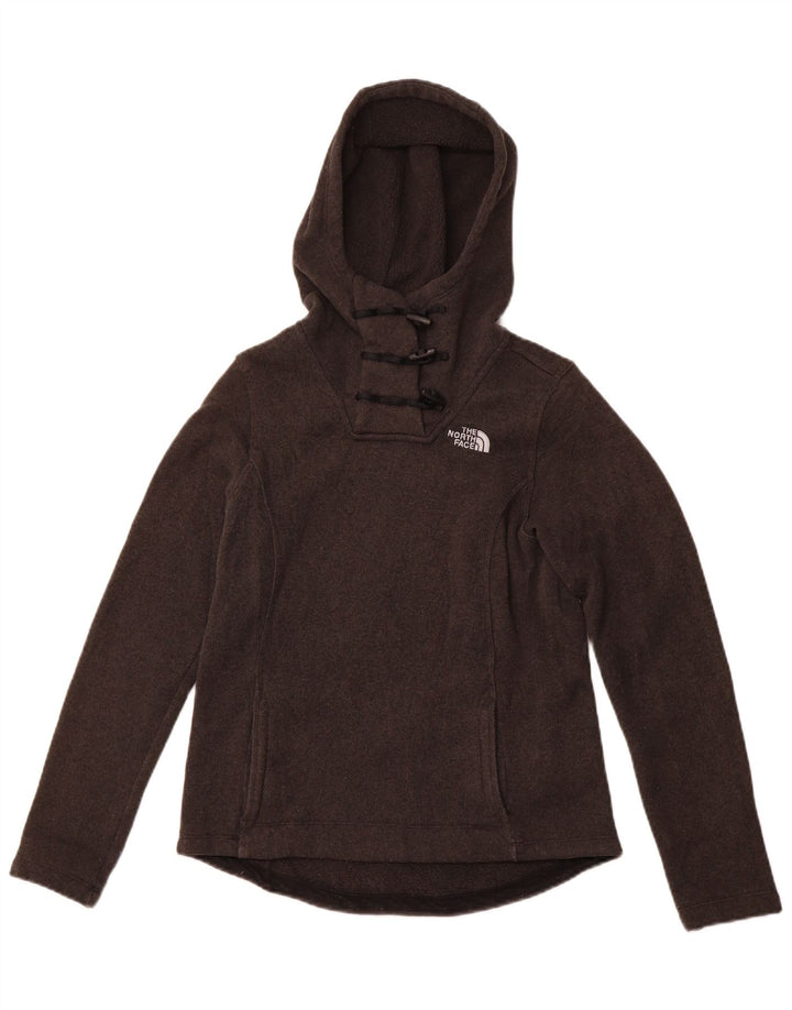 THE NORTH FACE Dame hættetrøje med knaphals UK 10 Lille grå polyester