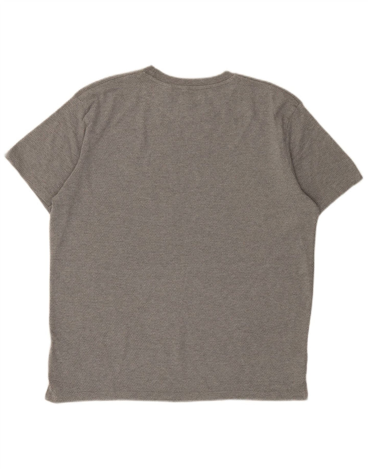 JACK WILLS Herre T-Shirt Top Stor Grå Bomuld